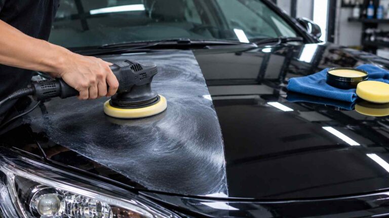 efek poles mobil bertahan